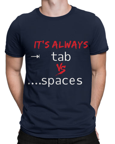 Tabs and Spaces T-shirt